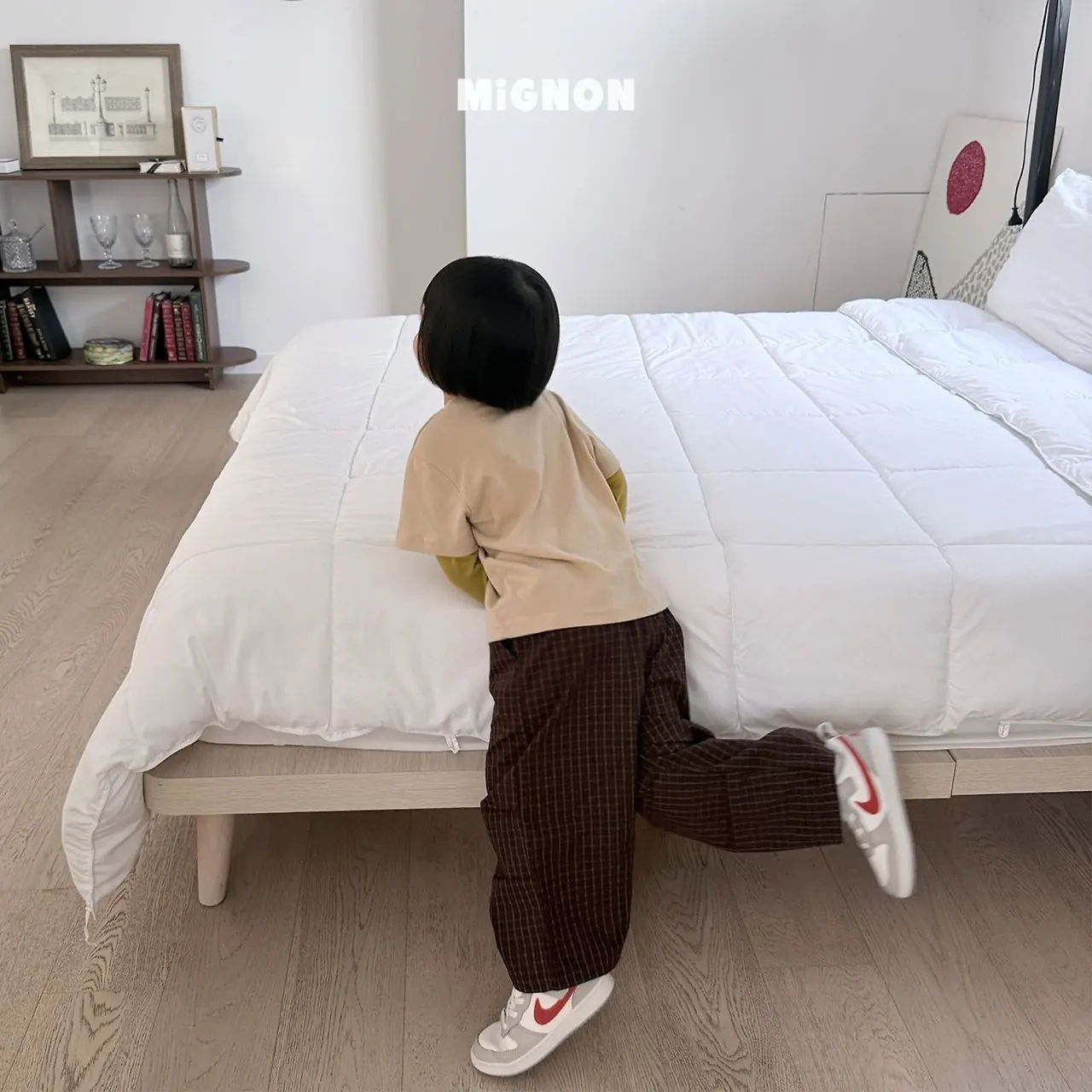 야호체크팬츠 착장