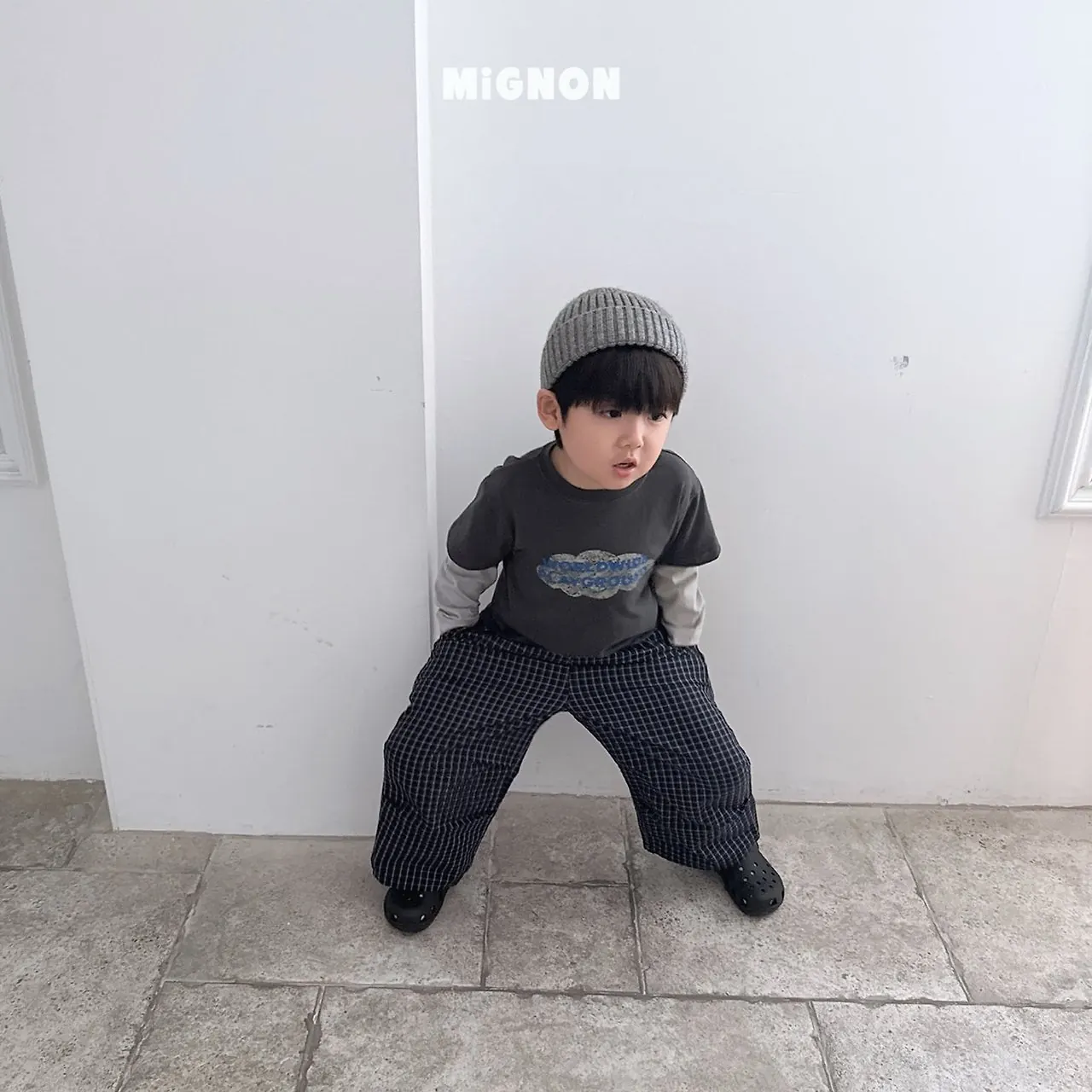 야호체크팬츠 착장
