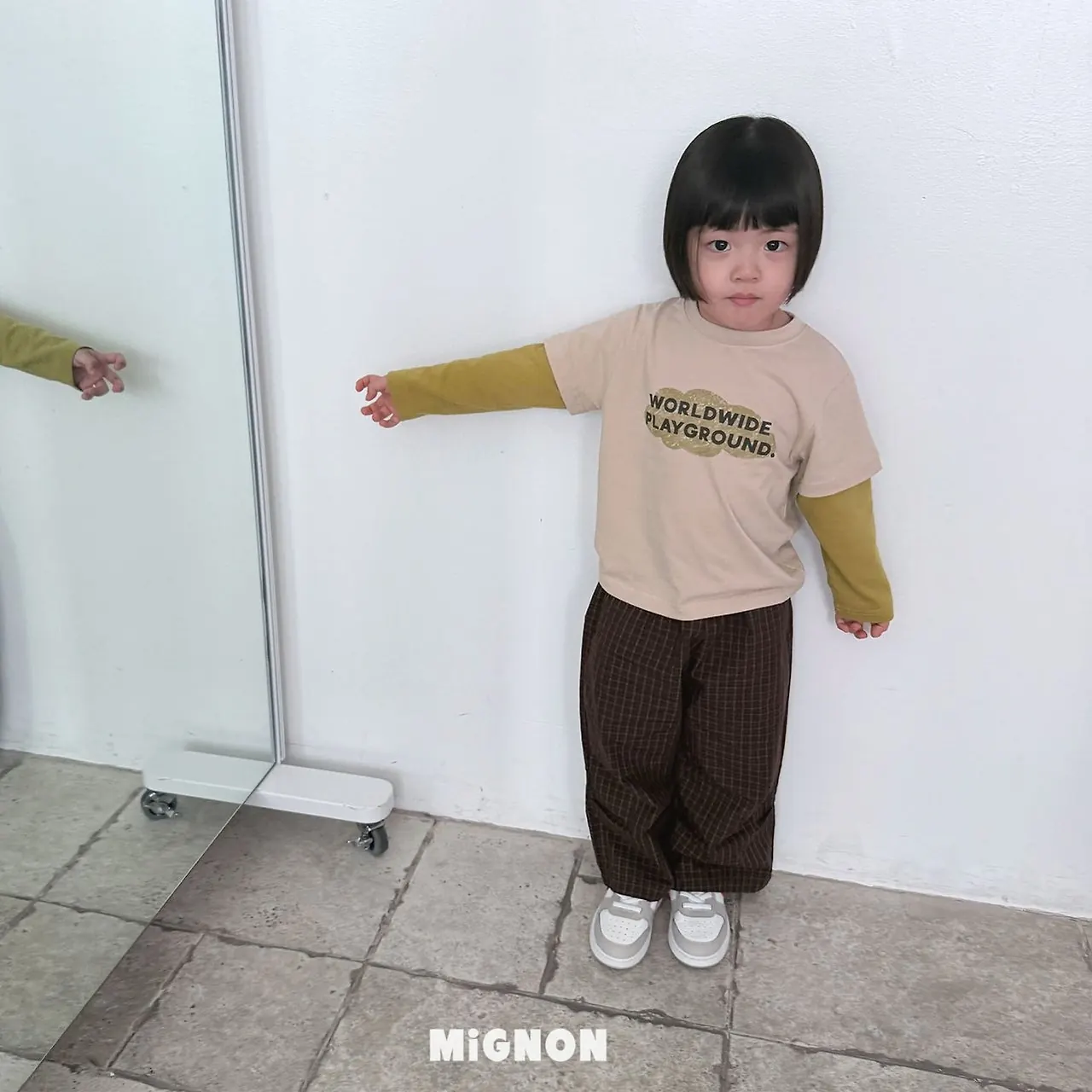 플레이레이어드티셔츠 착장