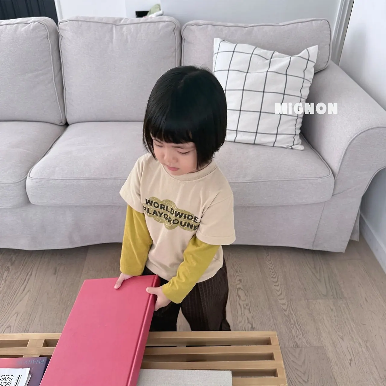 플레이레이어드티셔츠 착장